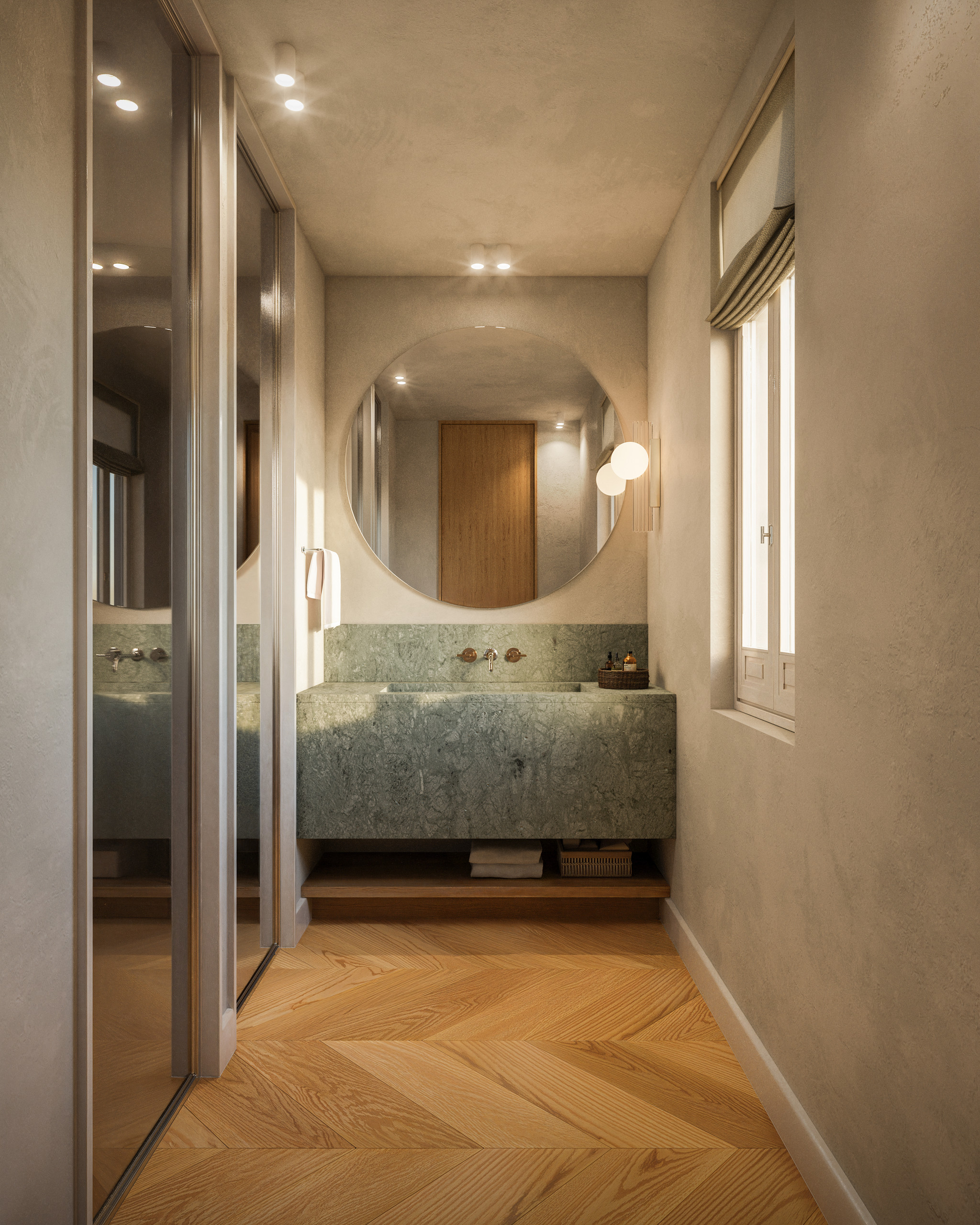 Bombarda, a renovated apartment near Saldanha in the Avenidas Novas, Lisbon: powder room