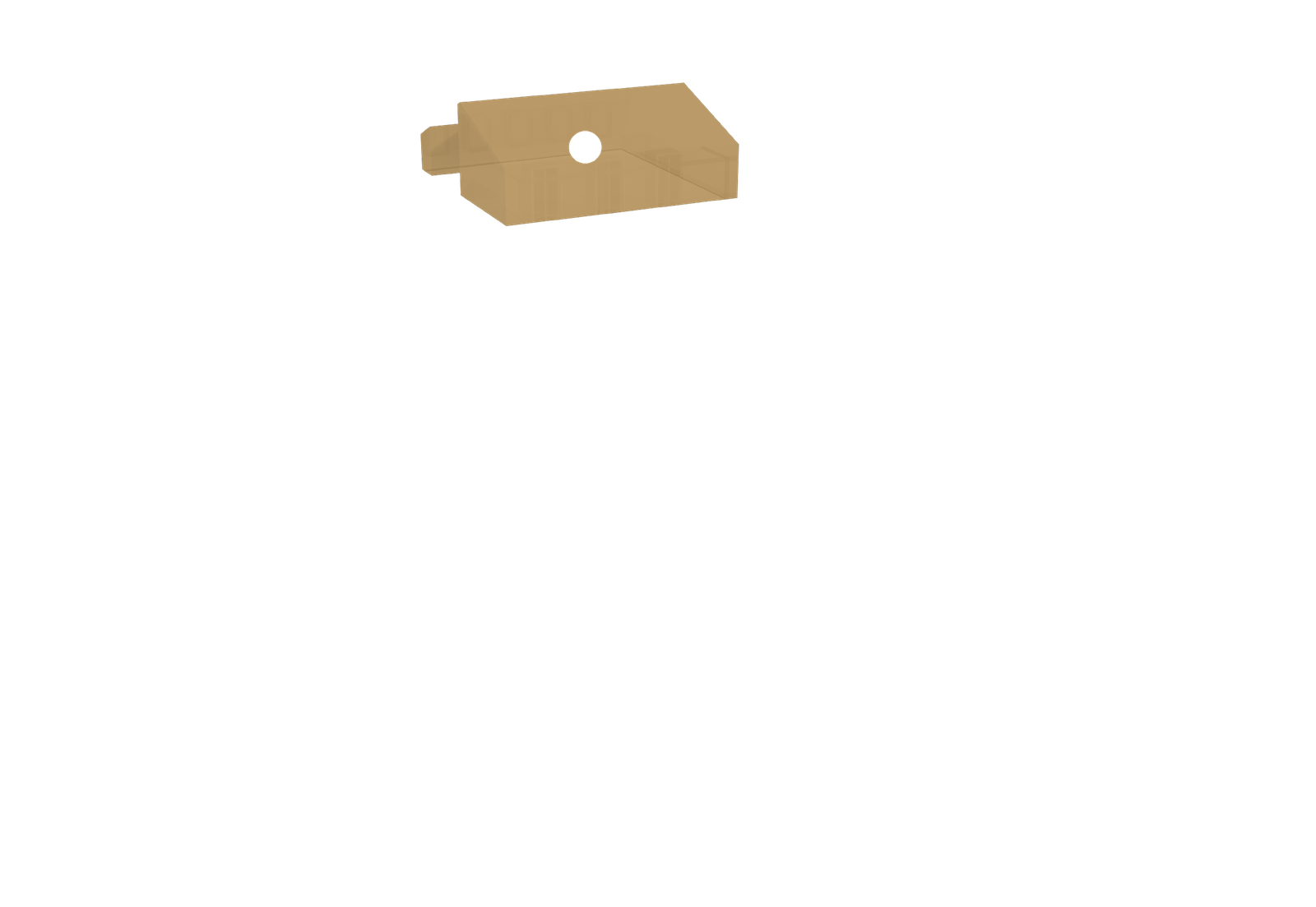 Building section of Pedra Friso with Unit 1 · Chiado (T2 penthouse) highlighted