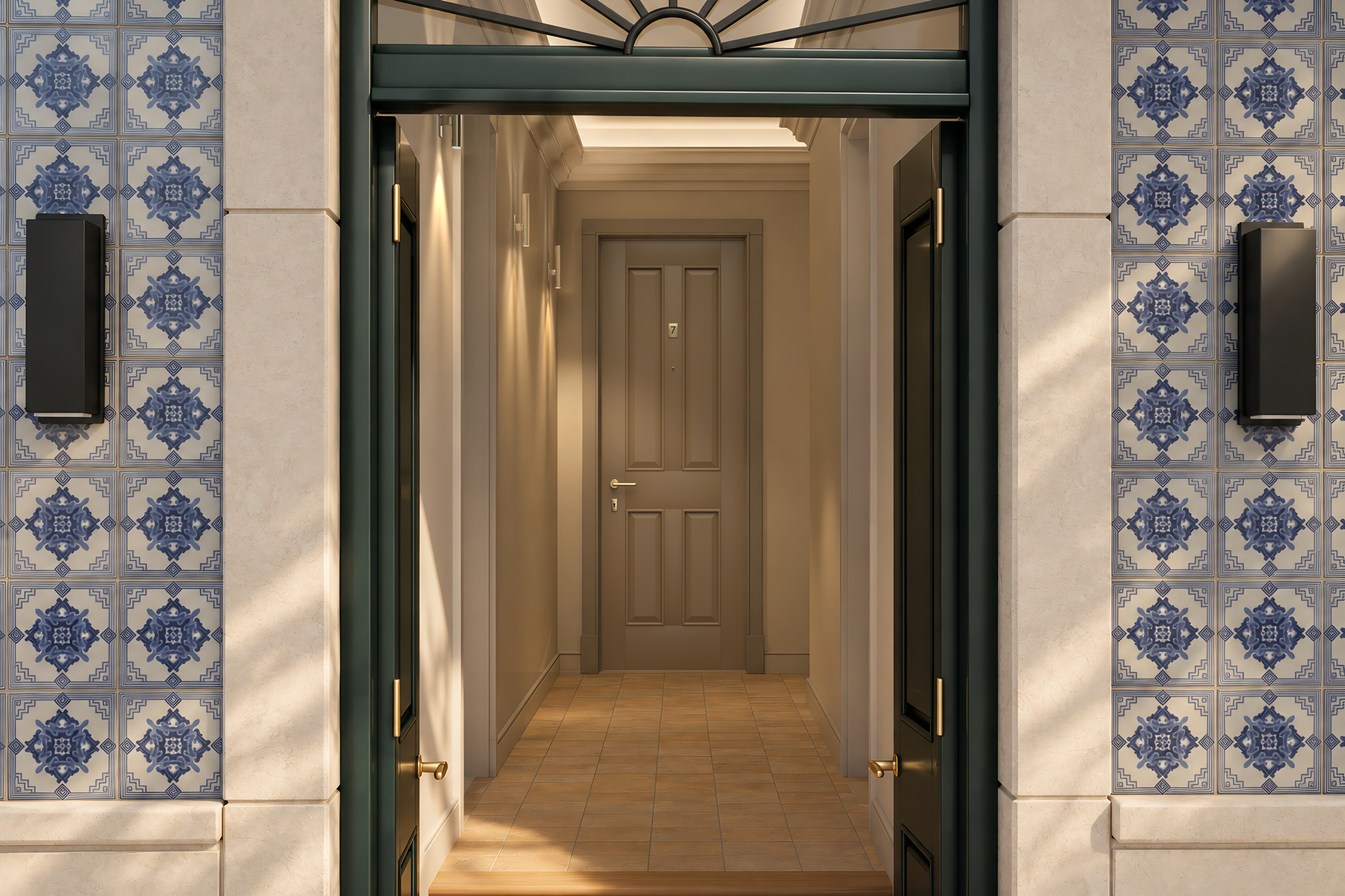 The street entrance