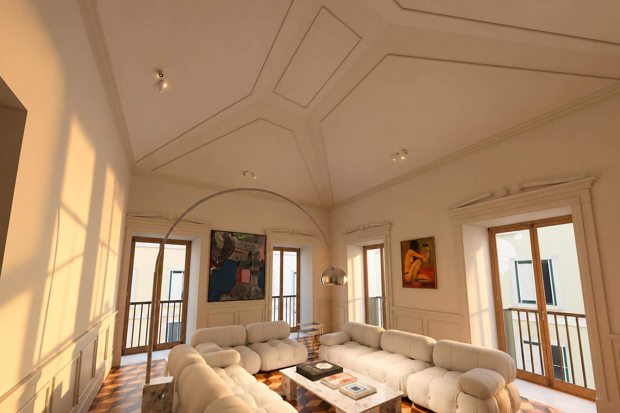 Palácio Catarina · Living room (ceilings)