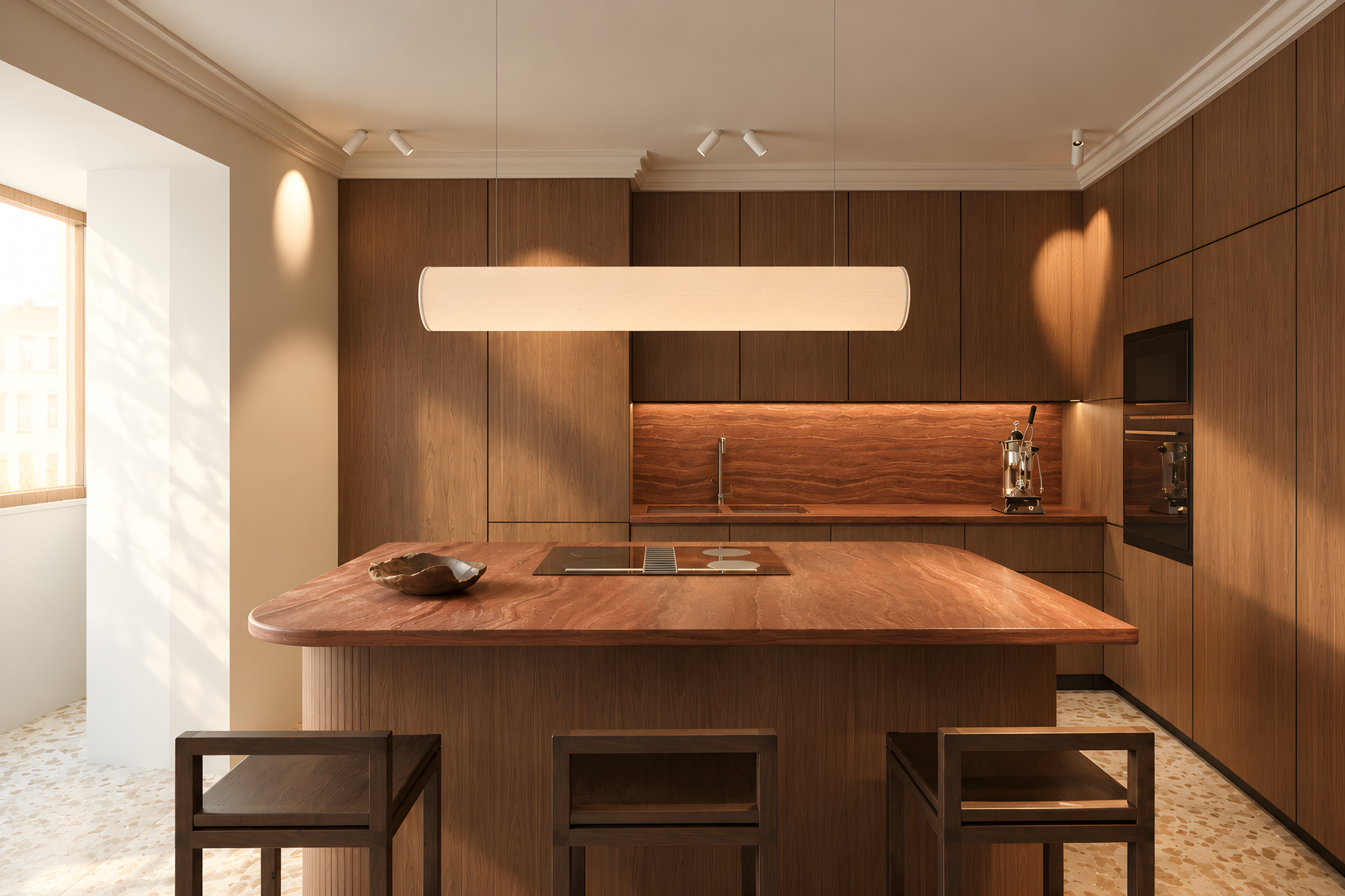 Palácio Catarina · Kitchen island