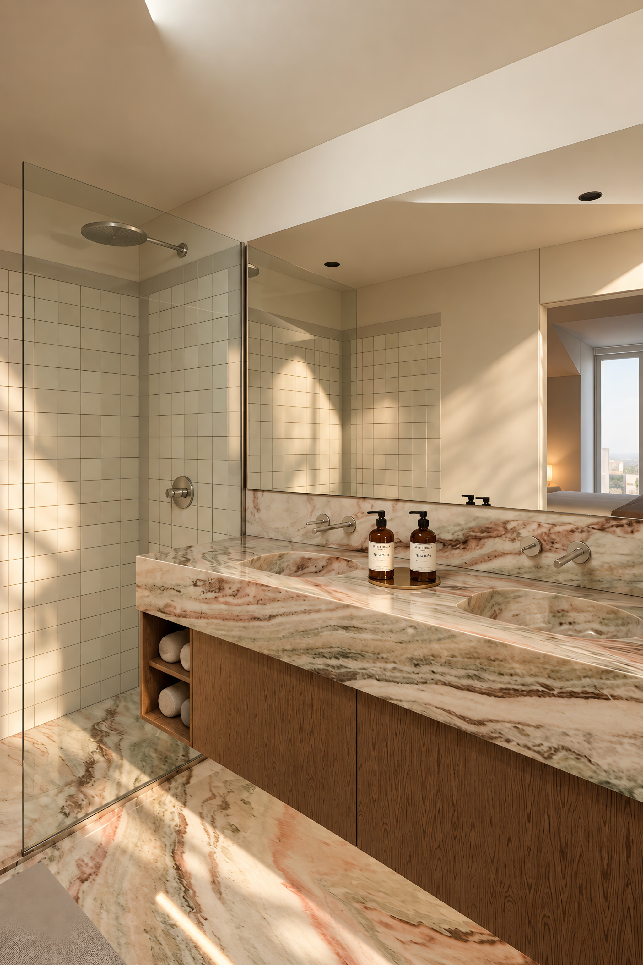 Pedra Friso, Unit 1 · Chiado · Ensuite bathroom