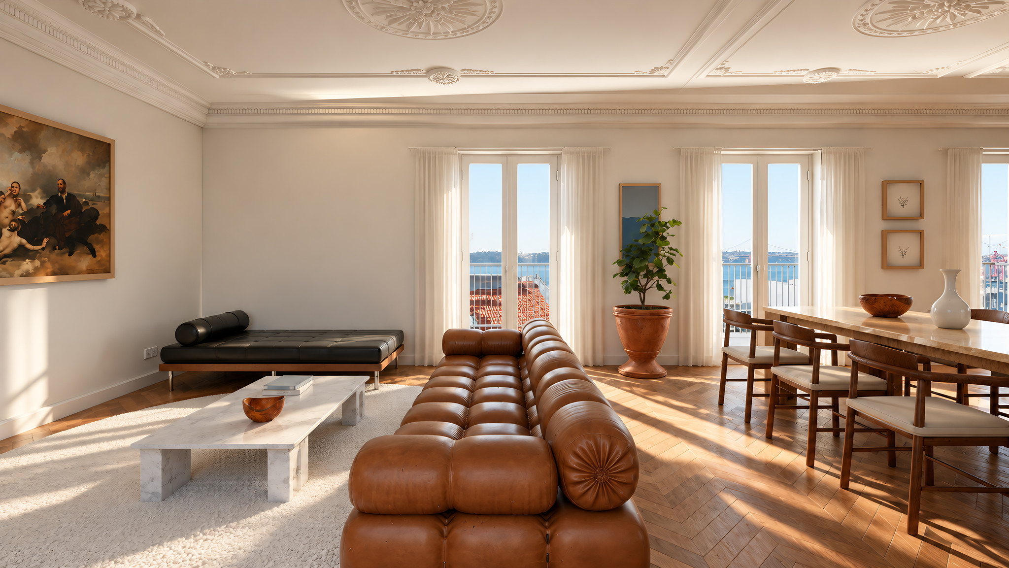 Pedra Friso, Unit 2 · Camões · Living room