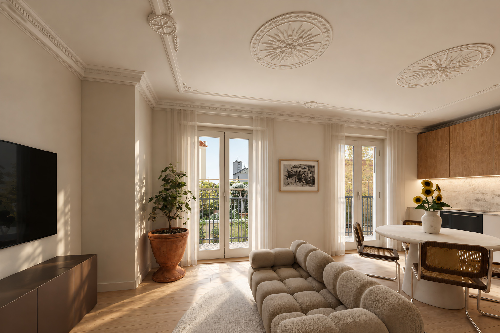 Pedra Friso, Unit 7 · Eça · Living room